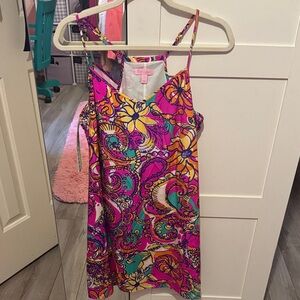 Lilly Pulitzer Pink and Yellow Floral Dress